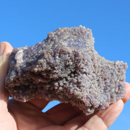 Purple Grape Agate botryoidal from Indonesia 388g