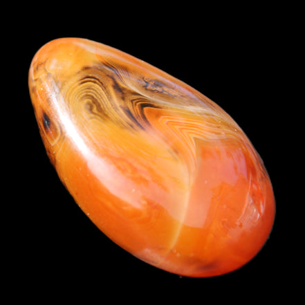 Crazy Lace Silk Banded Agate tumbled stone from Madagascar 63g in sunlight - Rocks and Things Store