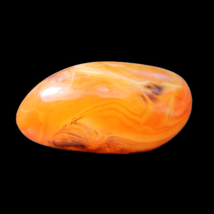 Crazy Lace Silk Banded Agate tumbled stone from Madagascar 63g in sunlight - Rocks and Things Store