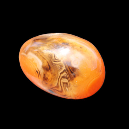 Crazy Lace Silk Banded Agate tumbled stone from Madagascar 63g in sunlight - Rocks and Things Store