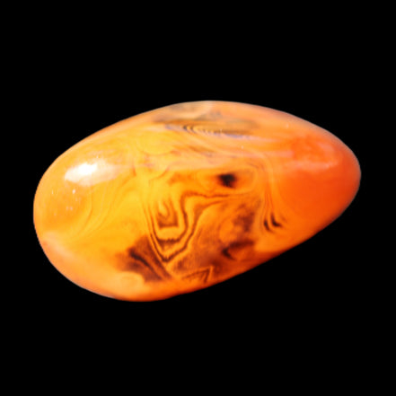 Crazy Lace Silk Banded Agate tumbled stone from Madagascar 63g in sunlight - Rocks and Things Store