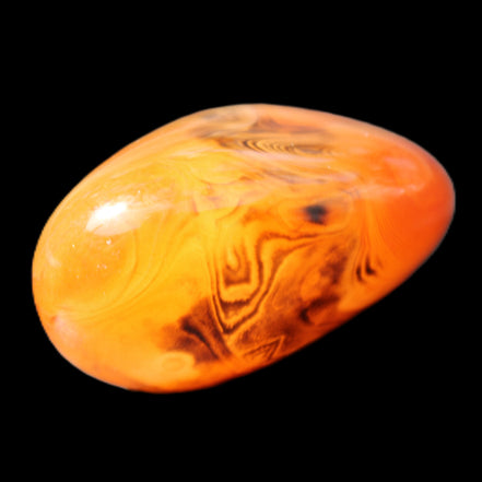 Crazy Lace Silk Banded Agate tumbled stone from Madagascar 63g in sunlight - Rocks and Things Store