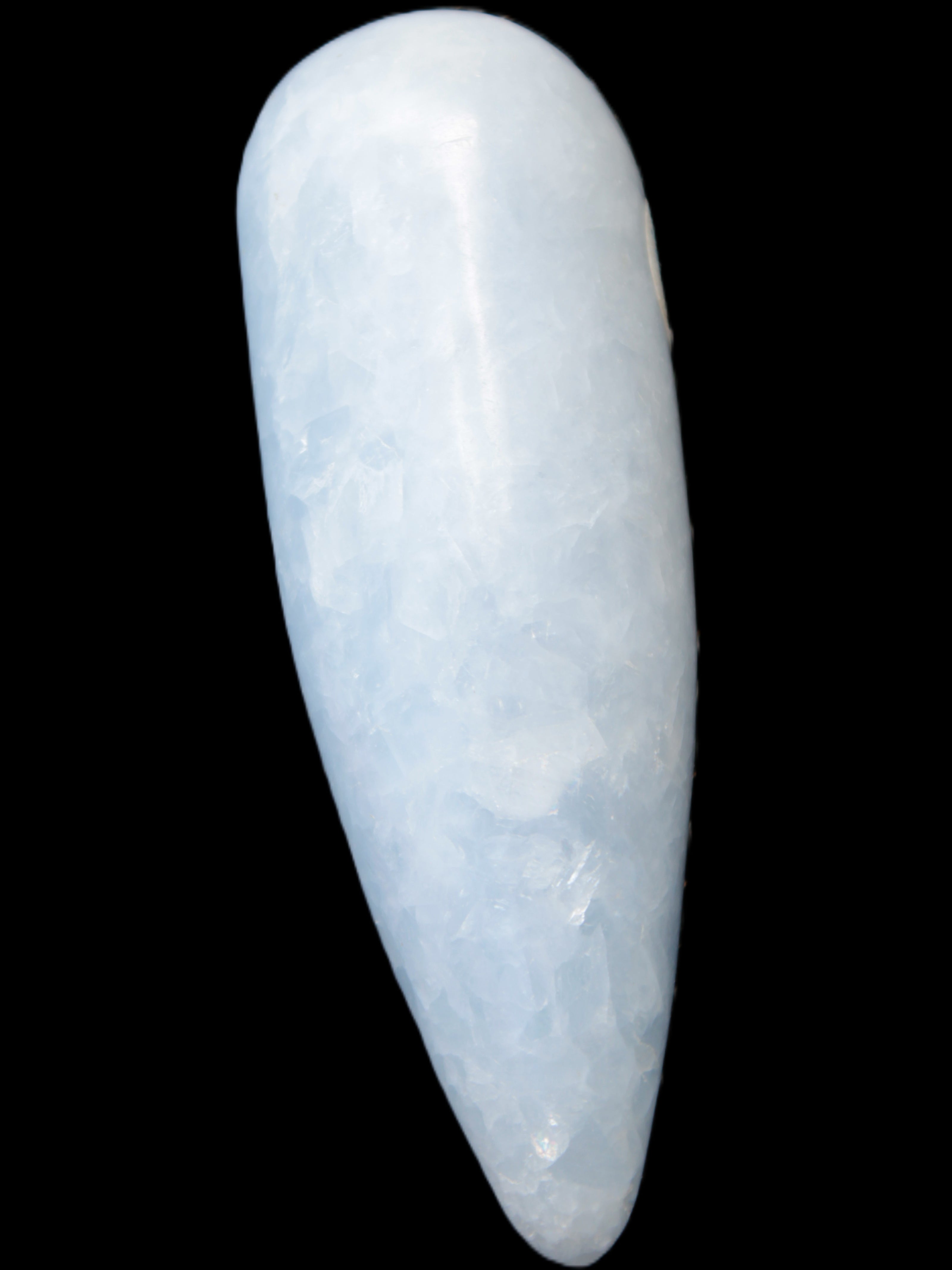 Celestite hand-carved massage wand, various sizes Rocks and Things