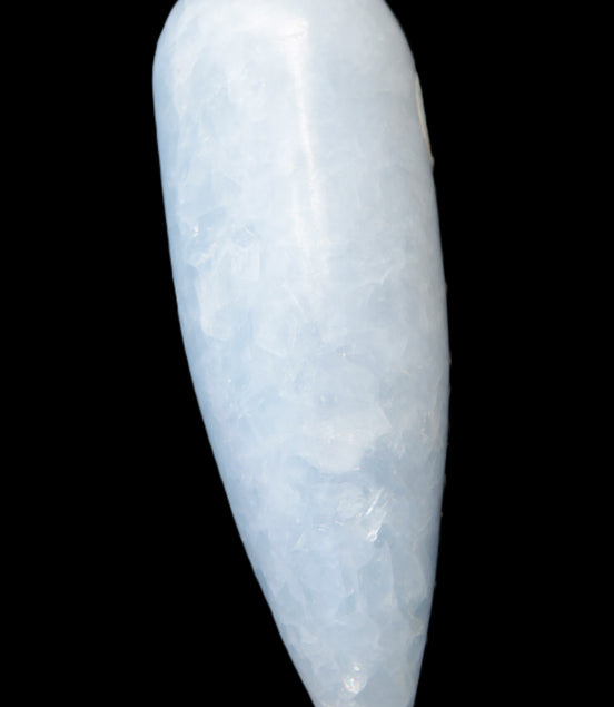 Celestite hand-carved massage wand, various sizes Rocks and Things
