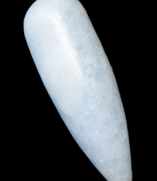 Celestite hand-carved massage wand, various sizes Rocks and Things