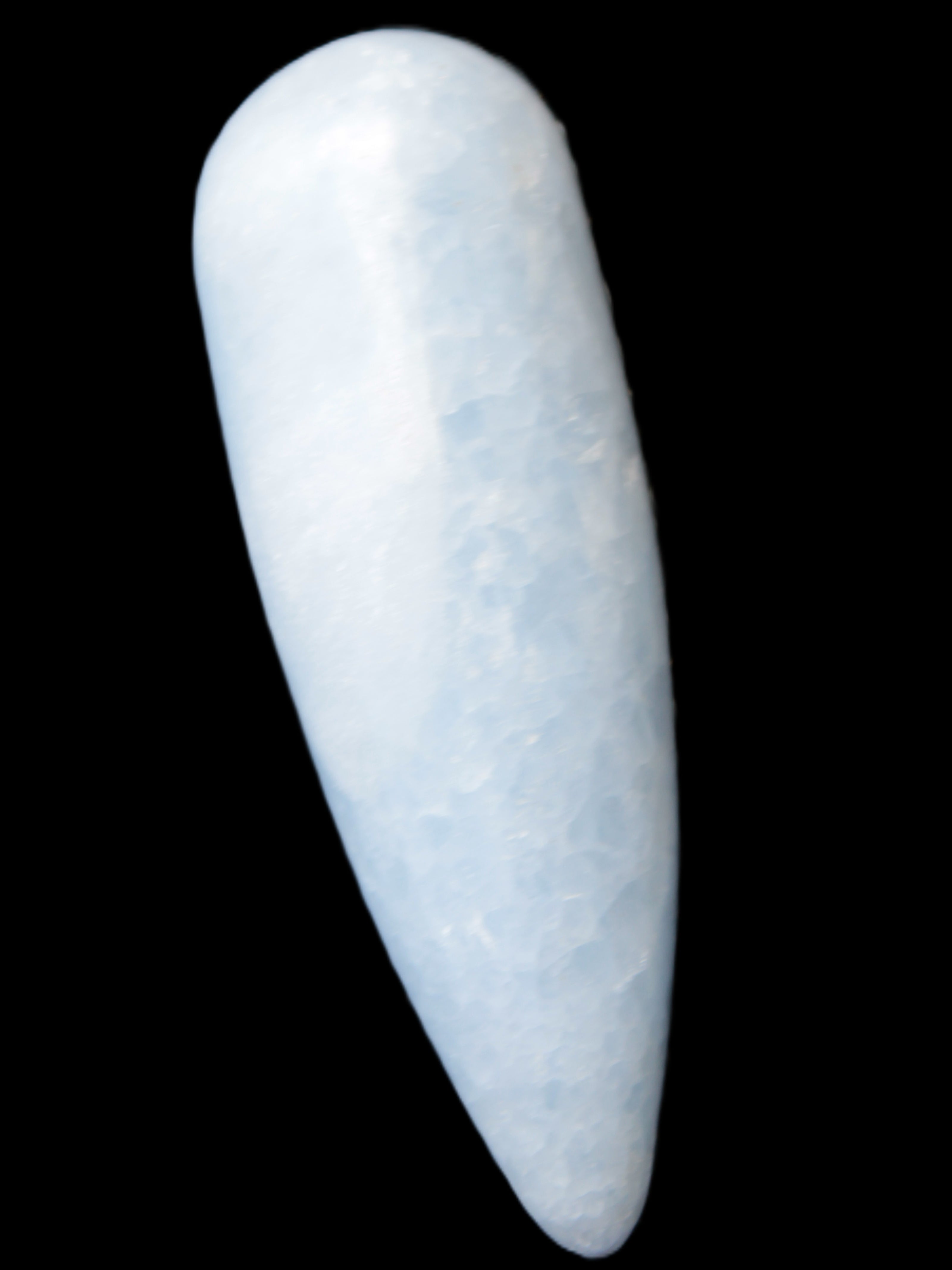 Celestite hand-carved massage wand, various sizes Rocks and Things