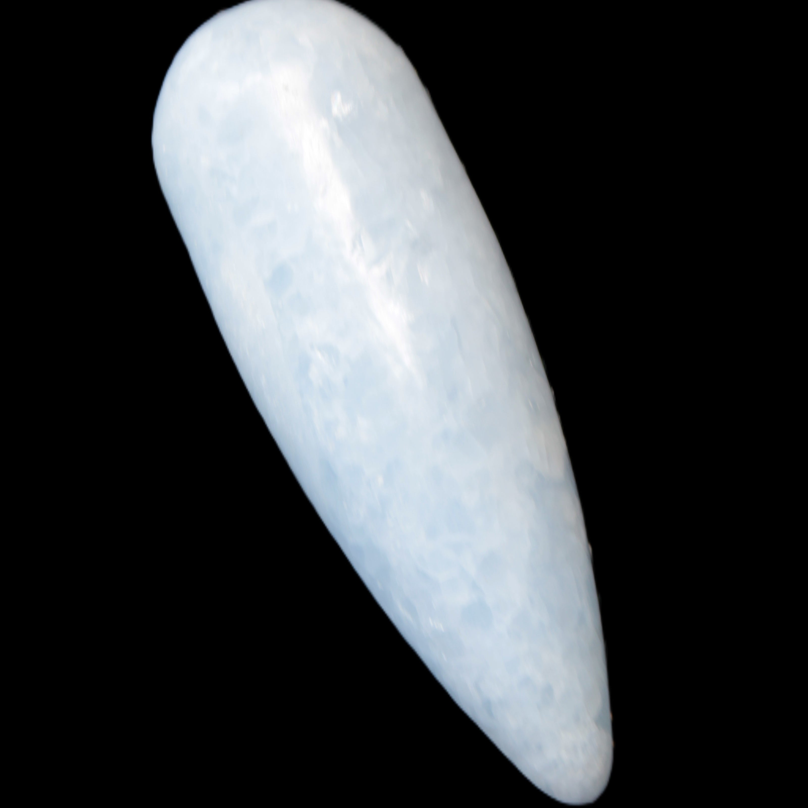 Celestite hand-carved massage wand, various sizes Rocks and Things