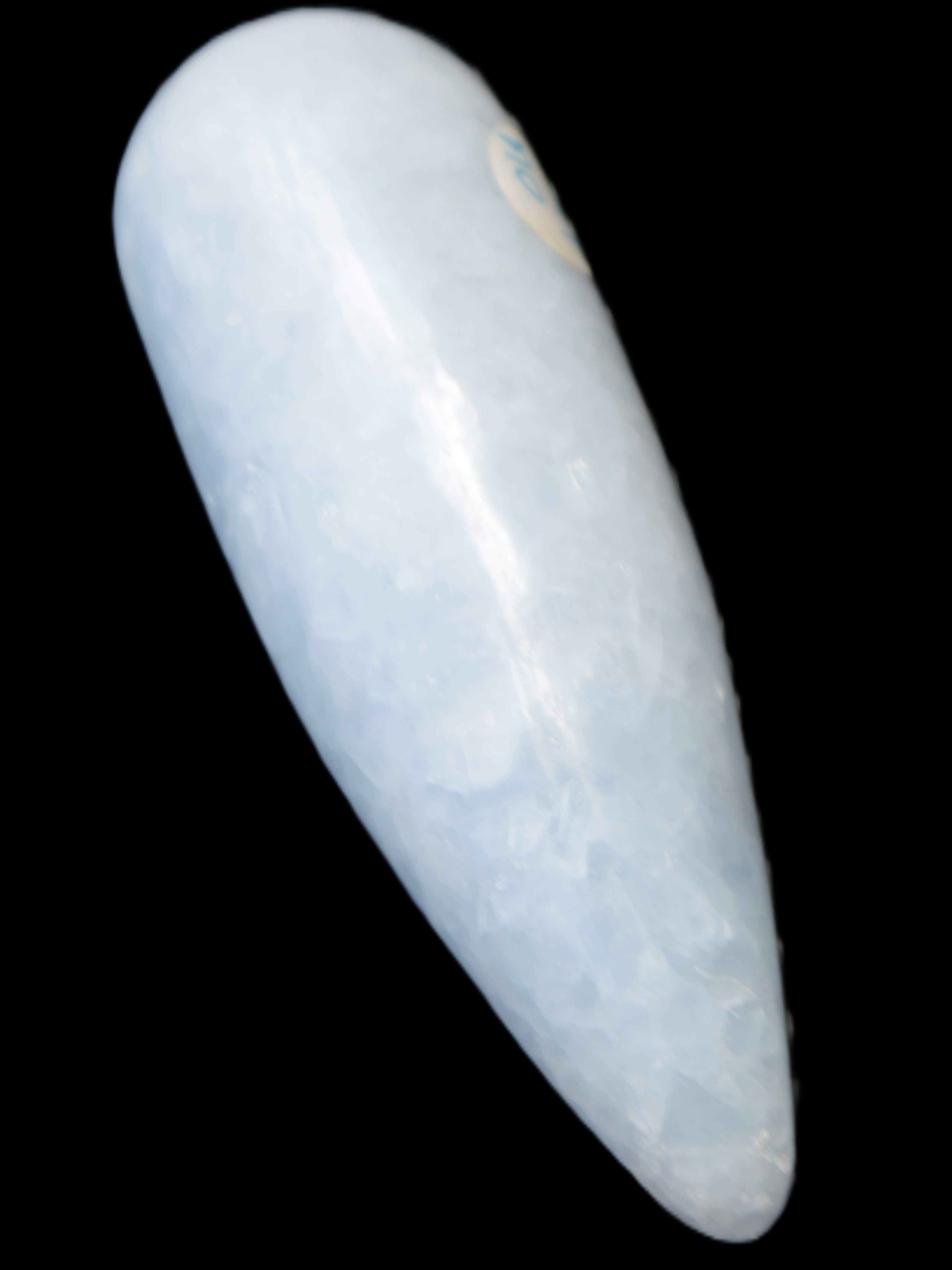 Celestite hand-carved massage wand, various sizes Rocks and Things