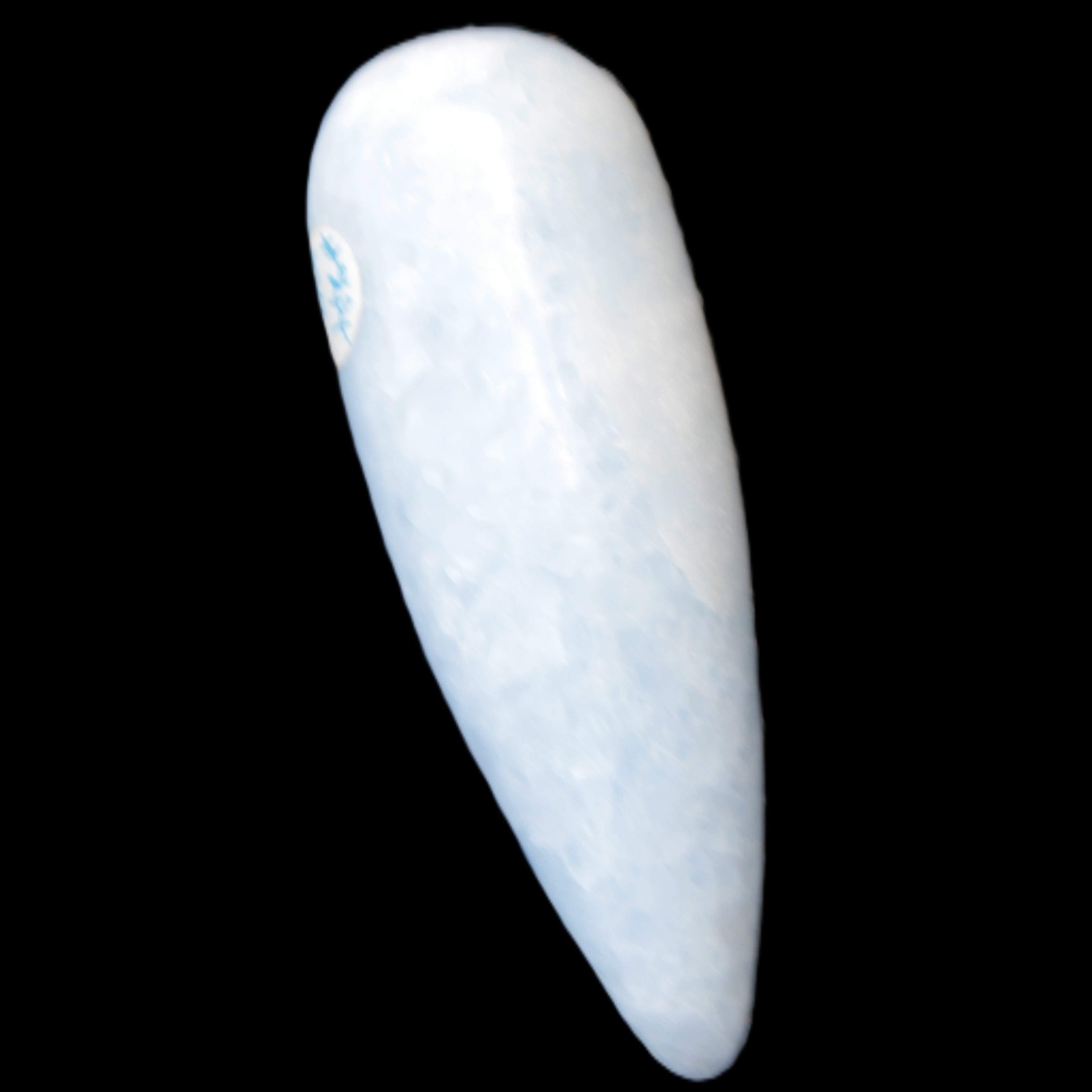 Celestite hand-carved massage wand, various sizes Rocks and Things