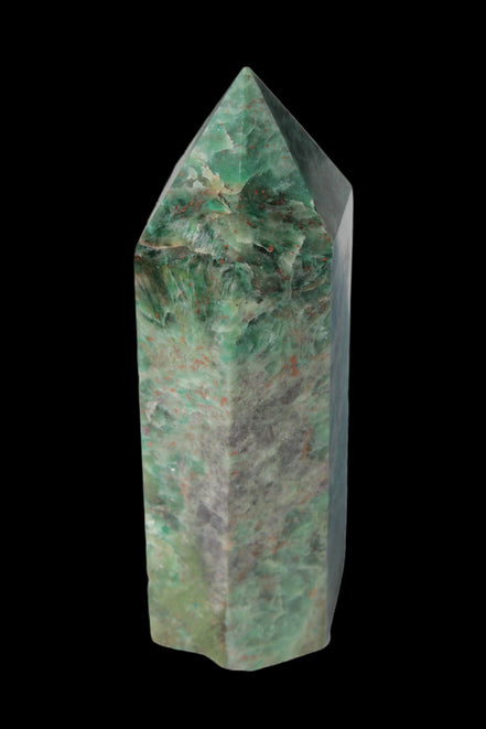 Zoisite obelisk 545g - Rocks and Things Store