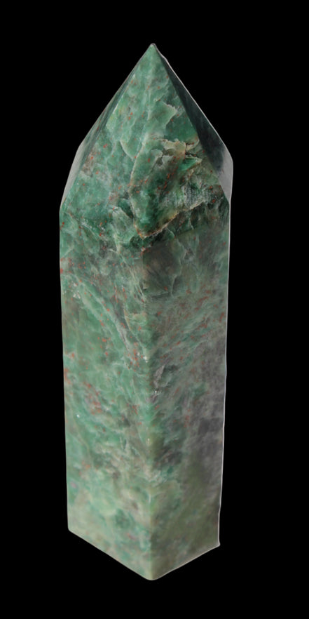 Zoisite obelisk 545g - Rocks and Things Store