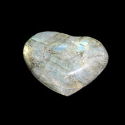 Labradorite heart 39-44g in sunlight - Rocks and Things Store