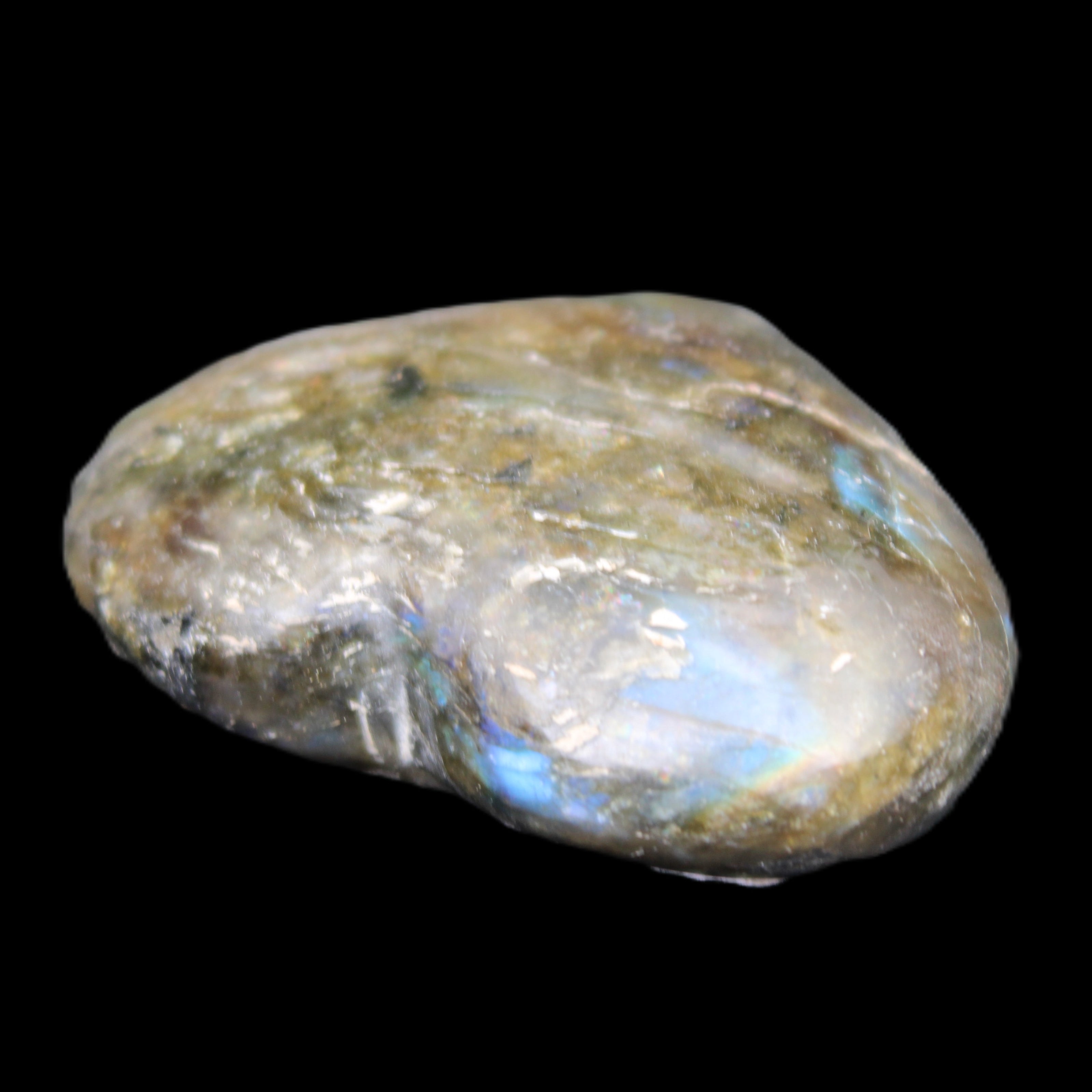 Labradorite heart 39-44g in sunlight - Rocks and Things Store