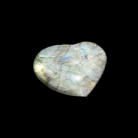 Labradorite heart 39-44g in sunlight - Rocks and Things Store