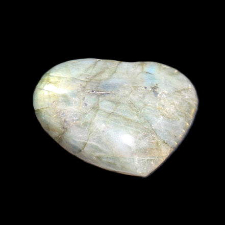Labradorite heart 39-44g in sunlight - Rocks and Things Store