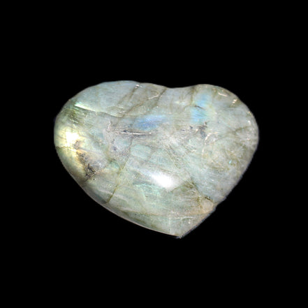 Labradorite heart 39-44g in sunlight - Rocks and Things Store