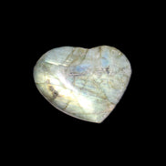 Labradorite heart 39-44g in sunlight - Rocks and Things Store