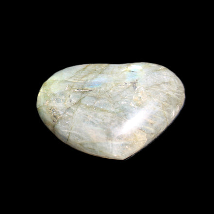 Labradorite heart 39-44g in sunlight - Rocks and Things Store
