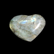 Labradorite heart 39-44g in sunlight - Rocks and Things Store