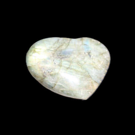 Labradorite heart 39-44g in sunlight - Rocks and Things Store