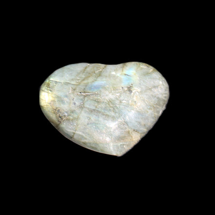 Labradorite heart 39-44g in sunlight - Rocks and Things Store