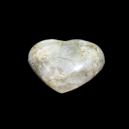 Labradorite heart 39-44g in sunlight - Rocks and Things Store