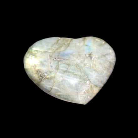Labradorite heart 39-44g in sunlight - Rocks and Things Store