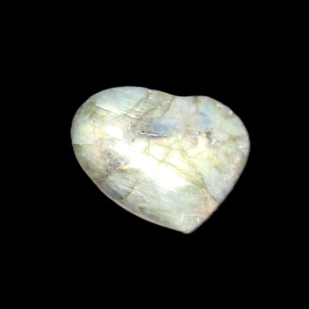 Labradorite heart 39-44g in sunlight - Rocks and Things Store