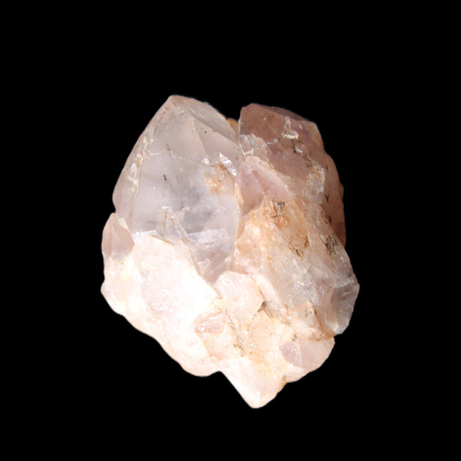 White Silver Mountain Amethyst elestial crystal 52g in sunlight - Rocks and Things Store