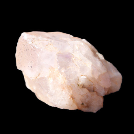 White Silver Mountain Amethyst elestial crystal 52g in sunlight - Rocks and Things Store