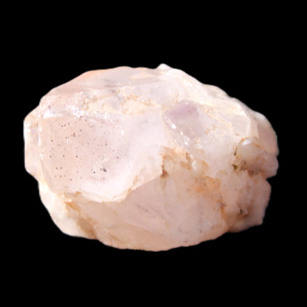 White Silver Mountain Amethyst elestial crystal 52g in sunlight - Rocks and Things Store