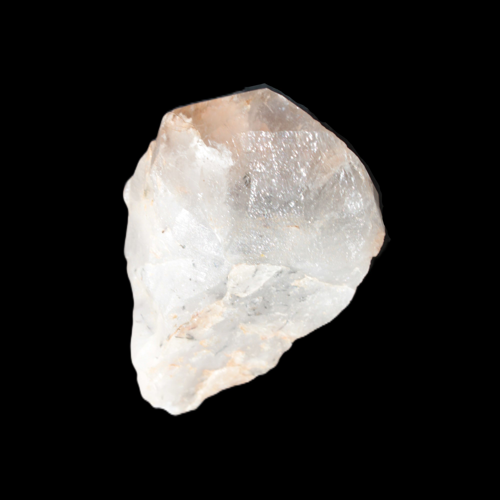 White Silver Mountain Quartz crystal 61mm 56.9g in sunlight