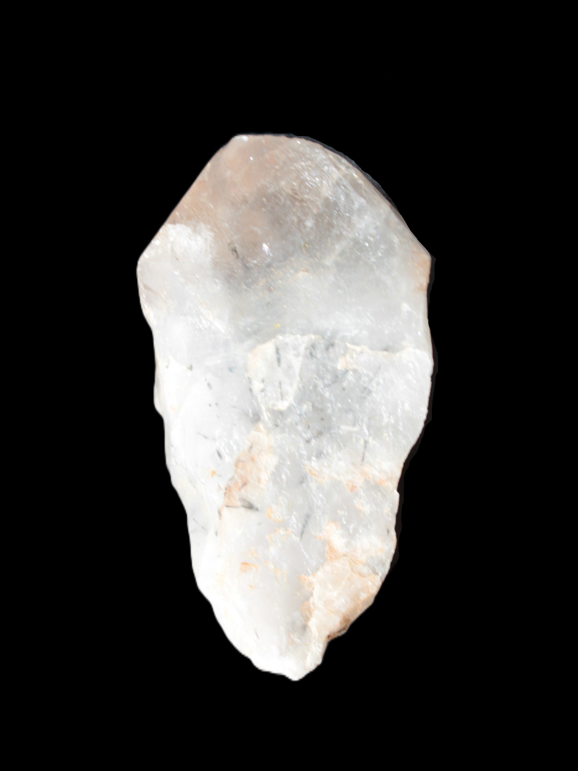 White Silver Mountain Quartz crystal 61mm 56.9g in sunlight