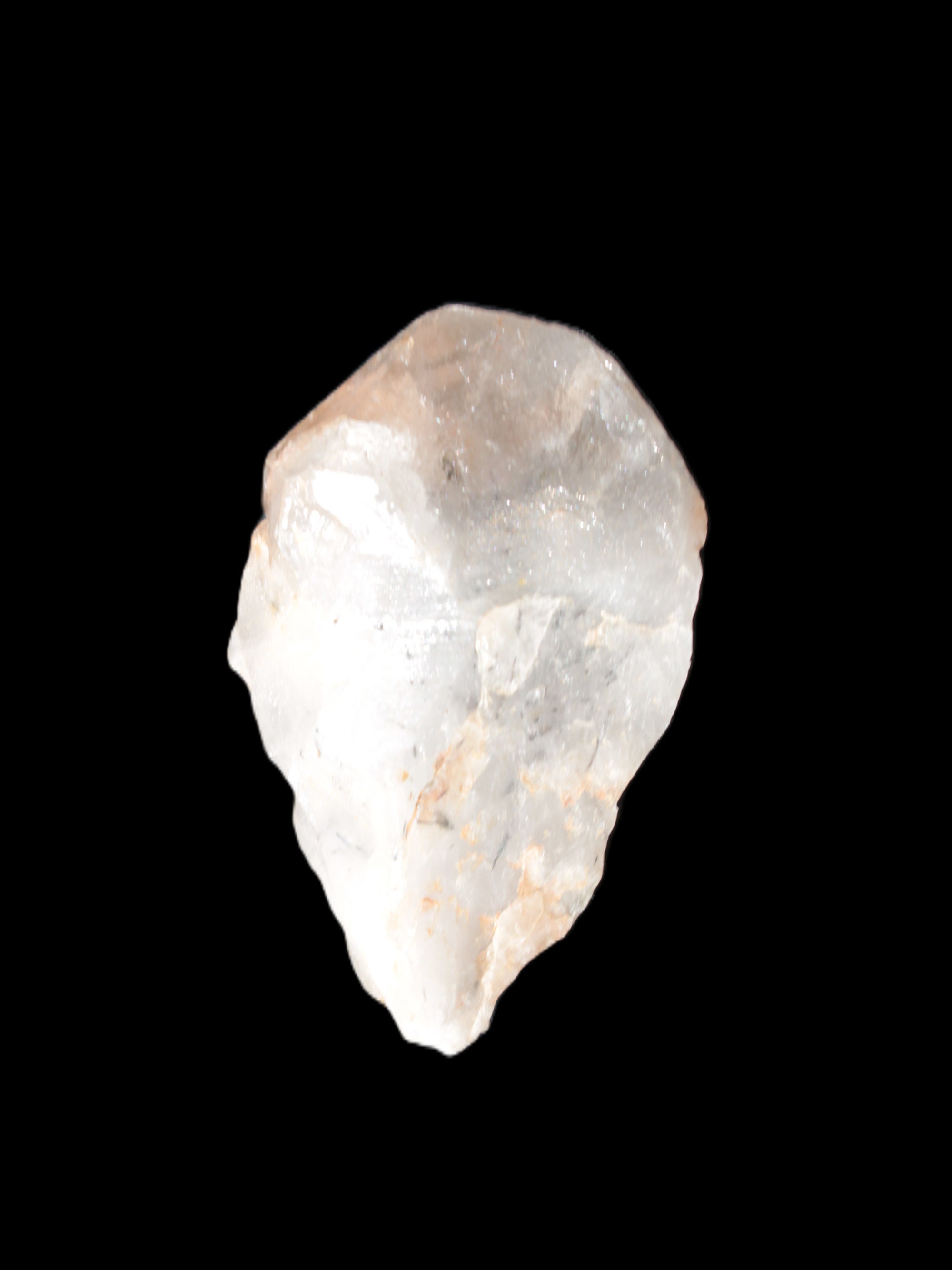 White Silver Mountain Quartz crystal 61mm 56.9g in sunlight