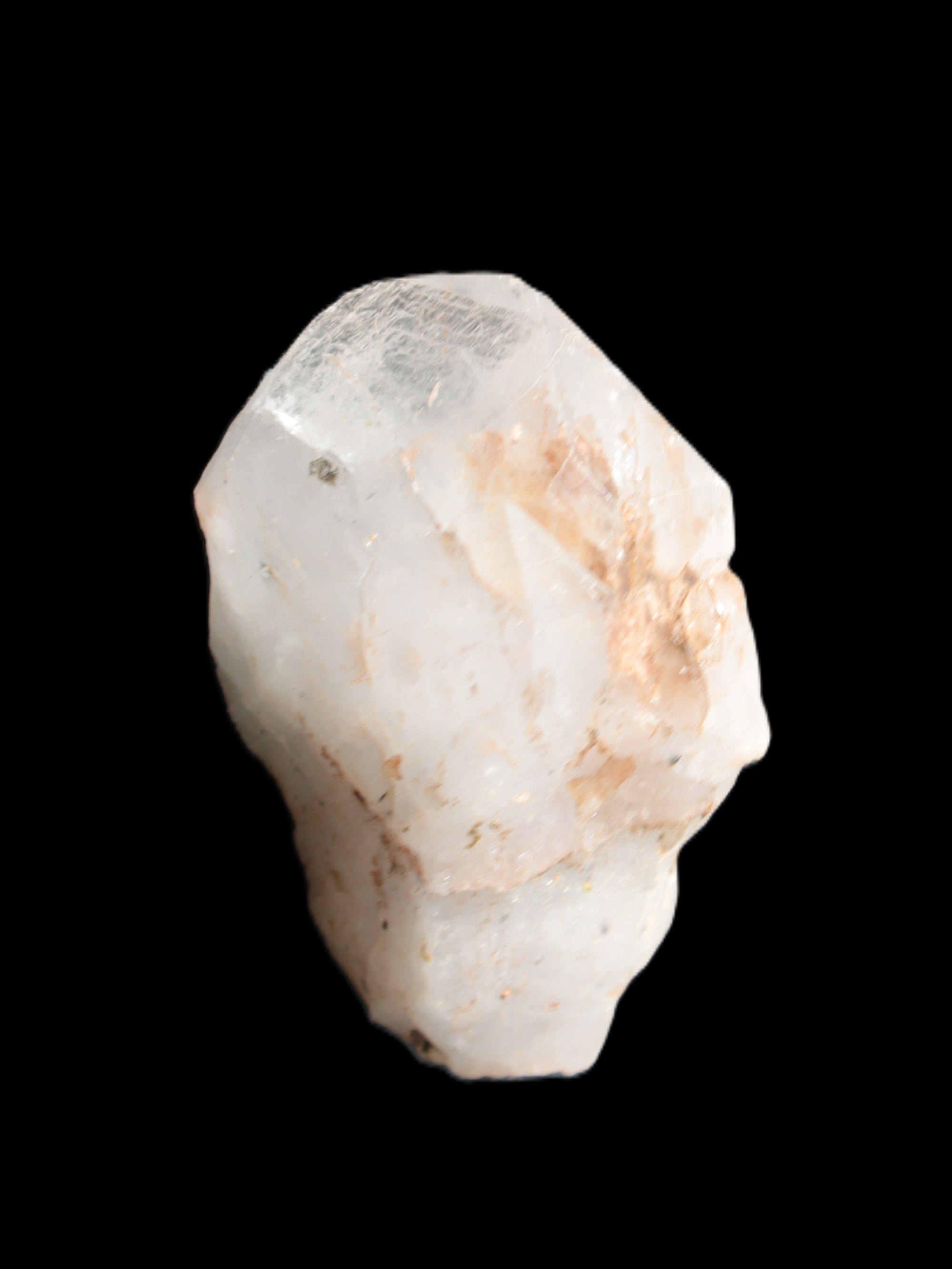 White Silver Mountain Quartz crystal 61mm 56.9g in sunlight