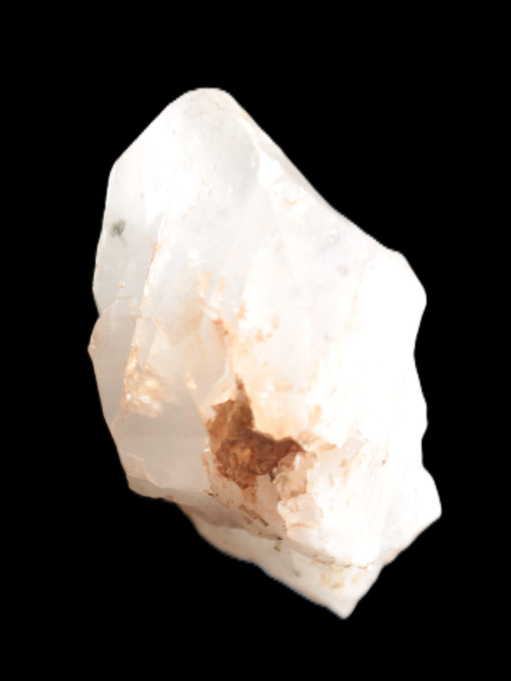 White Silver Mountain Quartz crystal 61mm 56.9g in sunlight