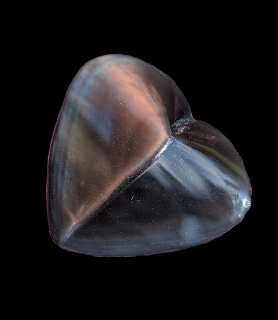 Obsidian heart carved 42g Rocks and Things