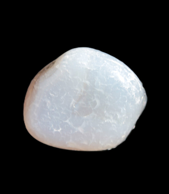 Blue Chalcedony tumbled stone 18g Rocks and Things