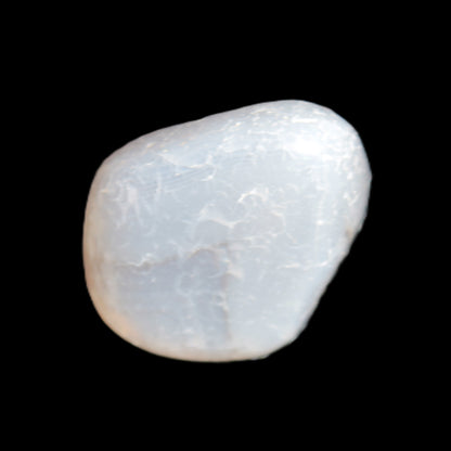 Blue Chalcedony tumbled stone 18g Rocks and Things