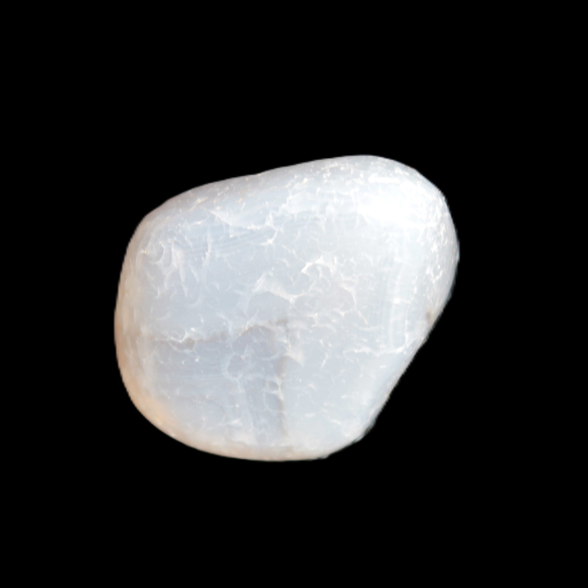 Blue Chalcedony tumbled stone 18g Rocks and Things