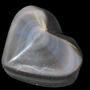 Obsidian rainbow heart hand-carved 80g Rocks and Things
