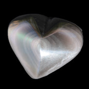 Obsidian rainbow heart hand-carved 80g Rocks and Things