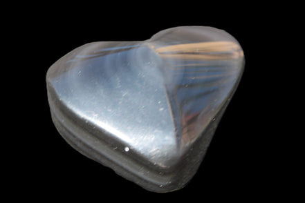 Obsidian rainbow heart hand-carved 80g Rocks and Things