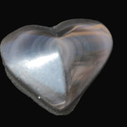 Obsidian rainbow heart hand-carved 80g Rocks and Things