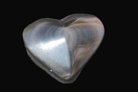 Obsidian rainbow heart hand-carved 80g Rocks and Things