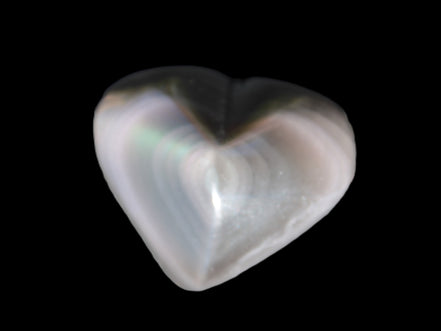 Obsidian rainbow heart hand-carved 80g Rocks and Things