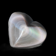 Obsidian rainbow heart hand-carved 80g Rocks and Things