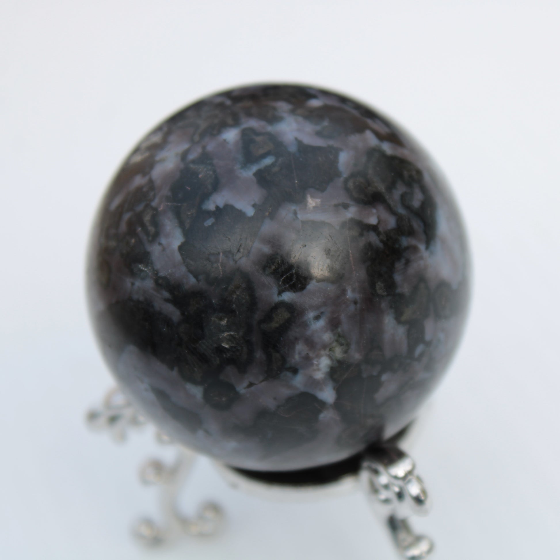 Indigo Gabbro sphere 47mm 184g Rocks and Things