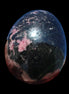 Rhodonite egg 248g in sunlight - Rocks and Things Store