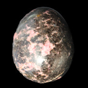 Rhodonite egg 248g in sunlight - Rocks and Things Store